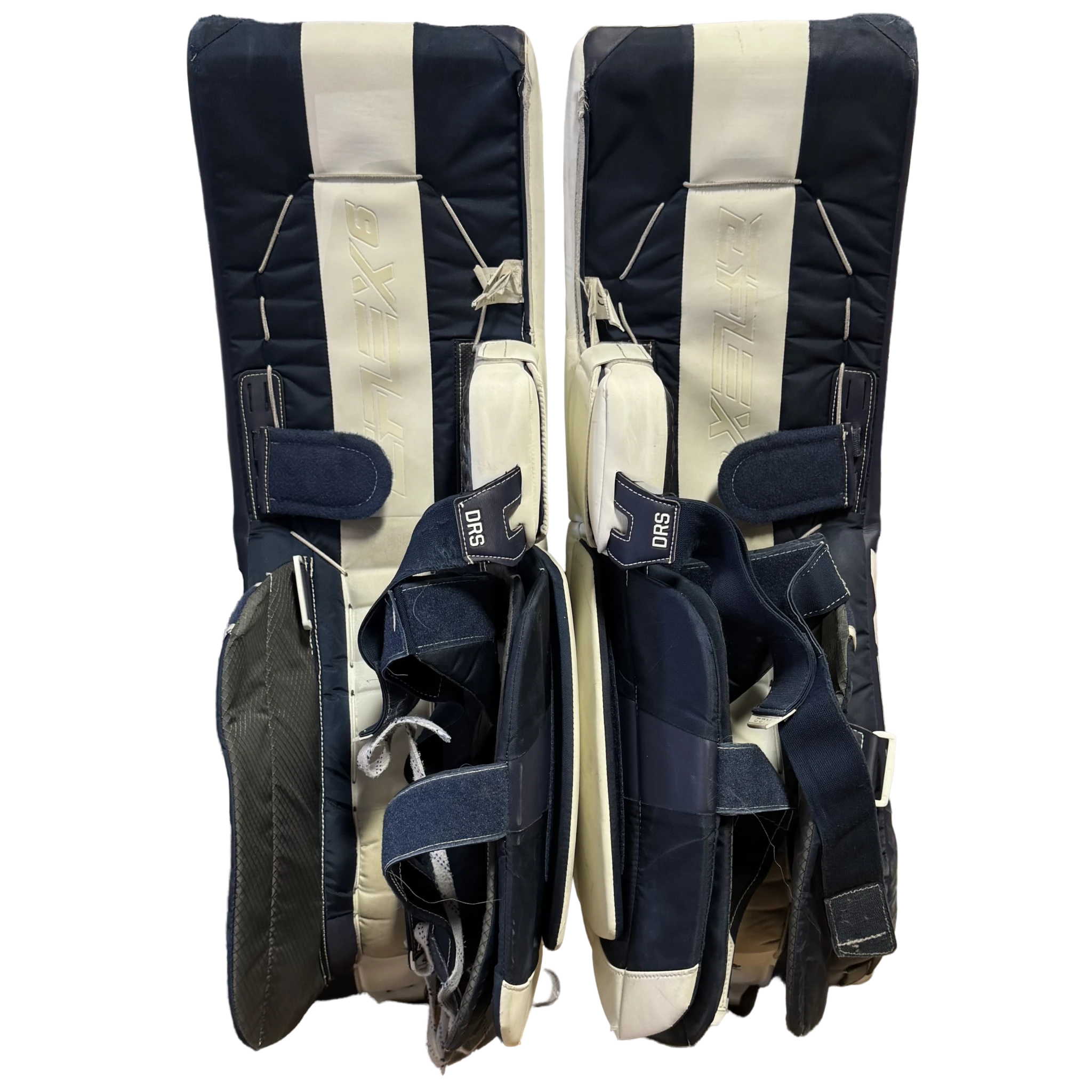 Occasion – CCM Extreme Flex 6.9 – Pro Stock Gardien de but (Blanc/Bleu marine)